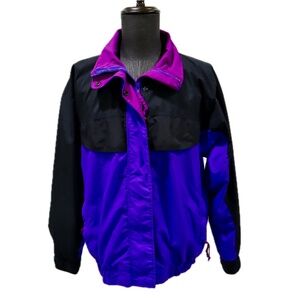 VTG Hunt Club Men's Large Jacket Purple Black